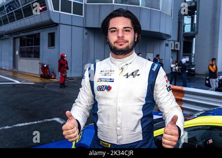 GARCIN Alexis (fra), Herrero Racing, Alpine A110 CUP, ritratto durante il 5th° round della Alpine Europa Cup 2022, dal 23 al 25 settembre sull'Autodromo Nazionale di Monza a Monza, Italia - Foto Marc de Mattia/DPPI Foto Stock