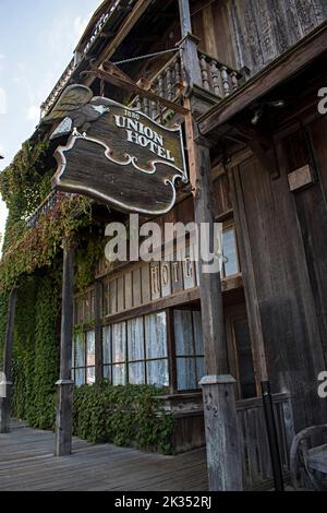 1880 Union Hotel, Los Alamos, California, Stati Uniti Foto Stock