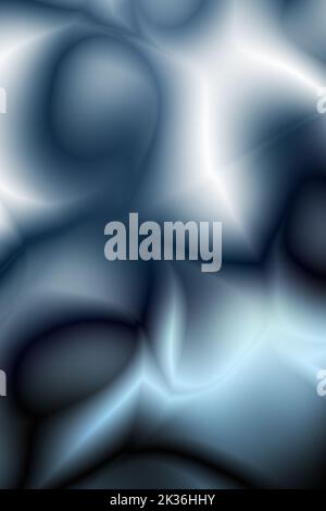 Texture granulosa del gradiente di sfondo. Carta da parati fluide tonalità di grigio e blu. Foto Stock