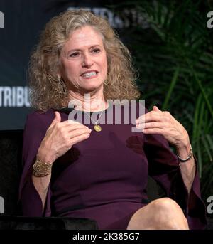 Austin, Texas, Stati Uniti. 24th Set, 2022. Il rappresentante dello Stato del Texas DONNA HOWARD (D-Austin) parla il terzo giorno del Texas Tribune Festival 2022, l'incontro annuale di notabili dal mondo della politica e della politica pubblica.(Credit Image: © Brian Cahn/ZUMA Press Wire) Foto Stock