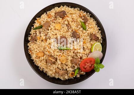 Tehari di manzo in stile bengalese Foto Stock