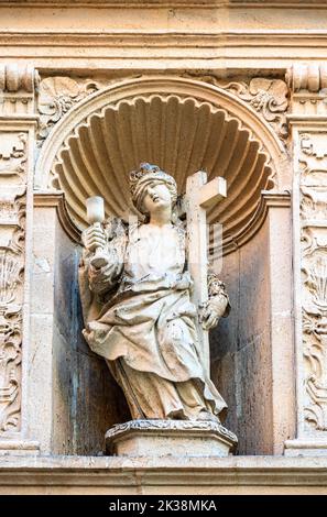 Co-Cattedrale di San Nicolas de Bari, architettura medievale della chiesa di Alicante, Spagna Foto Stock