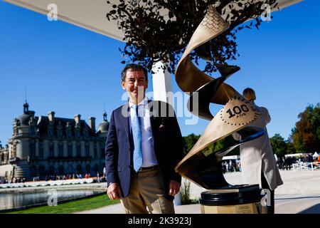 Le Mans 100 Ans Trophy, FILLON Pierre, presidente dell'Automobile Club de l'Ouest, ritratto durante la 6th edizione del Chantilly Arts & Elegance - Richard Mille al Domaine du Château de Chantilly, dal 24 al 25 settembre 2025, a Chantilly, Francia - Foto Julien Delfosse / DPPI Foto Stock