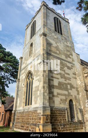 Chiesa di St Andrew, Shortmead, Biggleswade, Bedfordshire, Inghilterra, Regno Unito Foto Stock