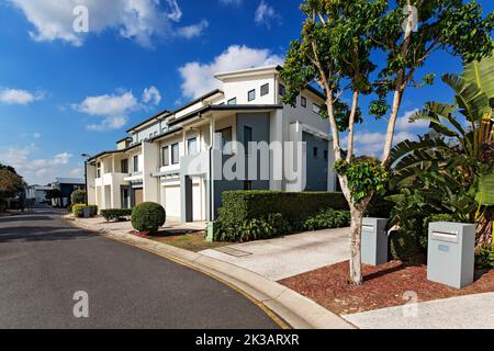 Brisbane Australia / Appartamento moderno che vive nel sobborgo di Carindale. Foto Stock