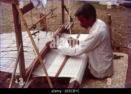 Pit Loom, cotone Foto Stock