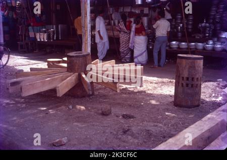 Ruote di Rath Yatra, Jagannath Puri, Orrisa Foto Stock