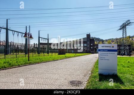 Niederwartha impianto di stoccaggio pompato di Vattenfall Foto Stock