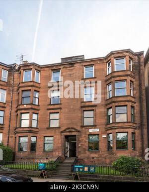 The Tenement House a National Trust for Scotland Property at 145 Buccleuch St, Glasgow, Scotland, UK Foto Stock