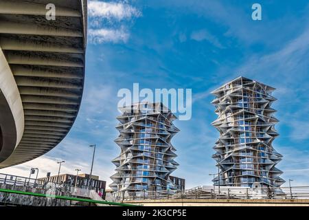 Il cactus dello skyline di Copenaghen, in Danimarca Foto Stock