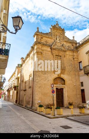 Chiesa di San Giovanni Battista,Galatone,Puglia,Sud italia Foto Stock