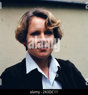 Rosel Zech, deutsche TV- Theater- und Filmschauspielerin, Portrait, Deutschland, 1981. Rosel Zech, attrice televisiva tedesca, attrice di scena e attrice cinematografica, ritratto, Germania, 1981. Foto Stock