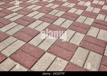 Pavimentazione di pietra Pattern Foto Stock