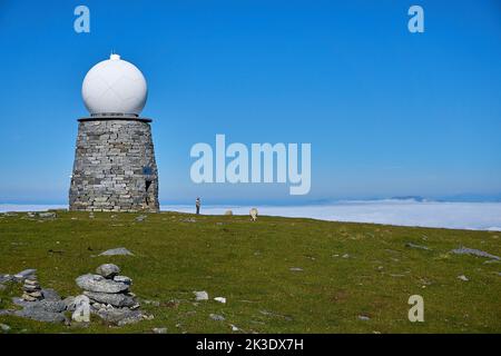 Vestkapp, Kjerringa, Stad, Selje, Nordfjord, Vestland, Norvegia Foto Stock