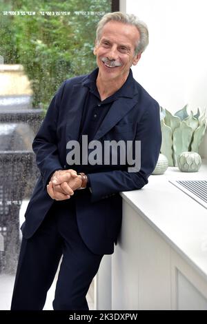 Roma, Italia. 26th Set, 2022. L'attore italiano Giovanni Storti durante la fotocall del film tutti a Bando. Roma (Italia) 26 Settembre 2022 Credit: dpa/Alamy Live News Foto Stock