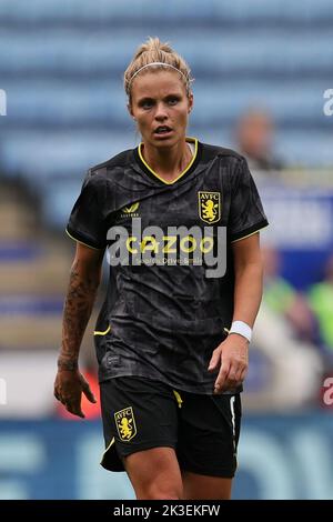 Leicester, Regno Unito. 25th Set, 2022. Leicester, Inghilterra, 25th 2022 settembre: Rachel Daly (8 Aston Villa) durante la partita della Super League delle donne fa di Barclays tra Leicester City e Aston Villa al King Power Stadium di Leicester, Inghilterra. (James Holyoak/SPP) Credit: SPP Sport Press Photo. /Alamy Live News Foto Stock