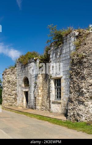 Abbaye de Lieu Dieu, Jard sur Mer, Pays de la Loire, Francia Foto Stock