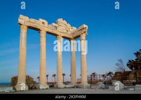 Antica città Apollo Tempio a Manavgat, in Turchia Foto Stock