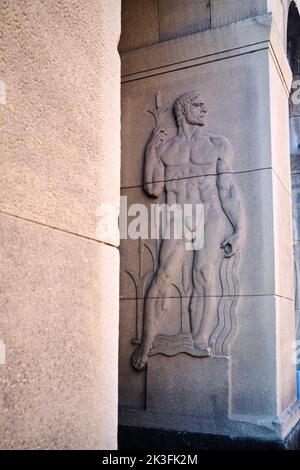 Palazzo della Questura Bologna Italia Foto Stock