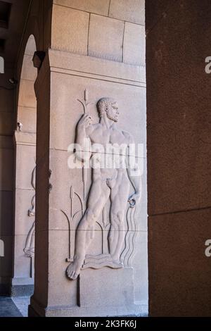 Palazzo della Questura Bologna Italia Foto Stock