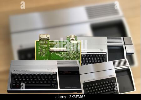 Texas Instruments ti-99 4A, Better è stato uno dei primi computer domestici prodotti da Texas Instruments tra il 1981 e il 1983. Foto Stock