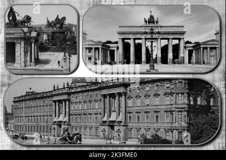 Berlino alla fine degli anni '1800s e all'inizio degli anni '1900s Foto Stock