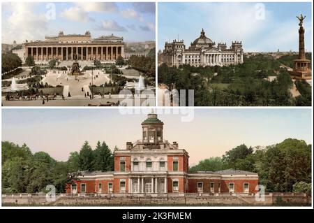 Berlino alla fine degli anni '1800s e all'inizio degli anni '1900s Foto Stock