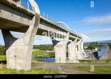 La ruota Falkirk, Scozia, Regno Unito 2022 Foto Stock