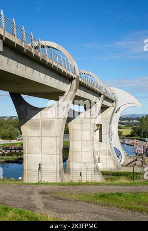 La ruota Falkirk, Scozia, Regno Unito 2022 Foto Stock