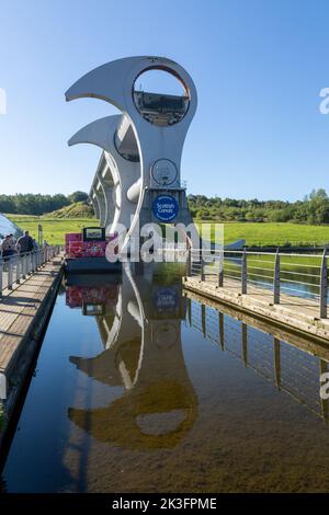 La ruota Falkirk, Scozia, Regno Unito 2022 Foto Stock