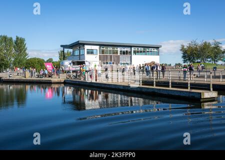 La ruota Falkirk, Scozia, Regno Unito 2022 Foto Stock