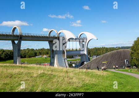 La ruota Falkirk, Scozia, Regno Unito 2022 Foto Stock