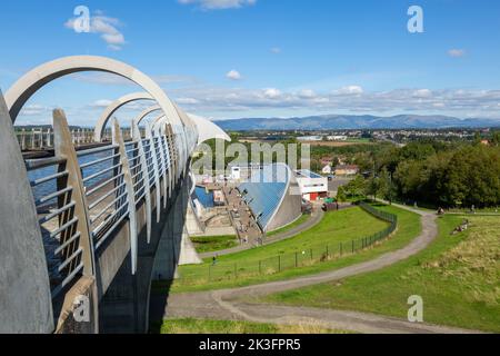 La ruota Falkirk, Scozia, Regno Unito 2022 Foto Stock