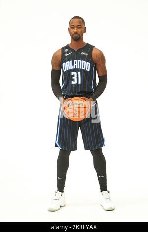 Orlando, Florida, USA, 26 settembre 2022, Terrence Ross #31 durante l'Orlando Magic Media Day 2022 presso l'Avent Health Training Center. (Foto di credito: Marty Jean-Louis) Foto Stock