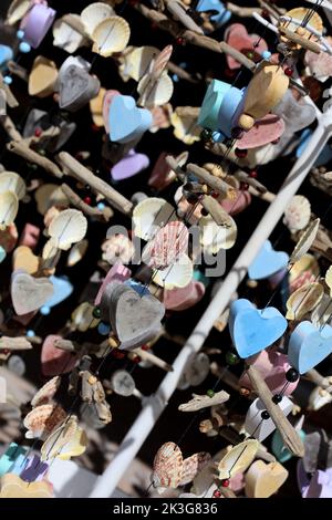 Souvenir dalla città di Parga Grecia vacanze estive viaggi sentimenti europa bellezza luoghi di visitare sfondi di alta qualità grandi immagini Foto Stock