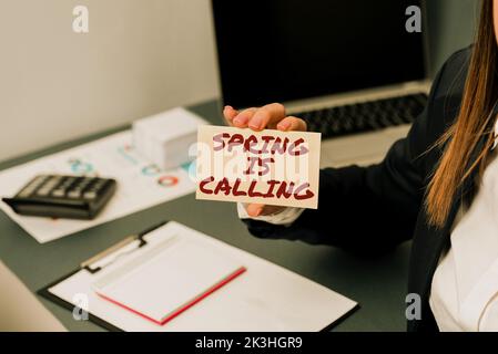 Didascalia di testo che presenta Happy Father S is Day. Concettuale foto tempo per i fiori marzo venire bei colori Sunny Foto Stock