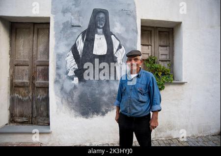 Urzulei, provincia di Ogliastra, Sardegna, Italia Foto Stock