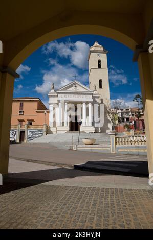 Chiesa di San Pietro, Loceri, provincia di Ogliastra, Sardegna, Italia Foto Stock