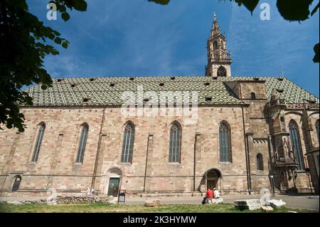 Il Duomo, la Cattedrale della Madonna Assunta, Bolzano, Trentino Alto Adige, Italia Foto Stock