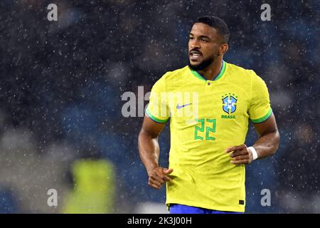 LE HAVRE - Bremer del Brasile durante la partita internazionale amichevole tra il Brasile e il Ghana allo Stade Oceane il 23 settembre 2022 a le Havre, Francia. ANP | altezza olandese | Gerrit van Keulen Foto Stock