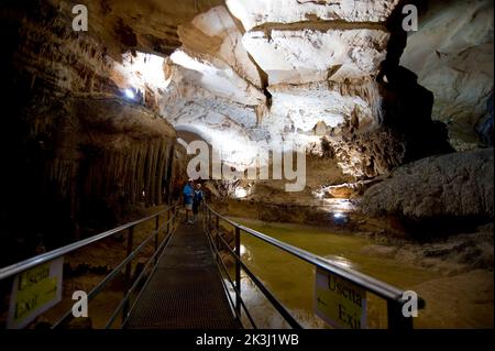 Grotta del Fico, Baunei, Ogliastra, Golfo di Orosei; Sardegna, Italia, Europa Foto Stock
