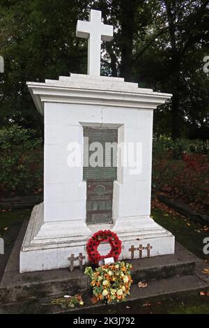 Parrocchia di Lower Walton, memoria di guerra ,1914 WWI, Ellesmere Road, Lower Walton, Warrington, Cheshire, INGHILTERRA, REGNO UNITO, WA4 6EG Foto Stock