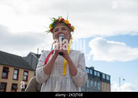 Serata culturale a Bantry Foto Stock