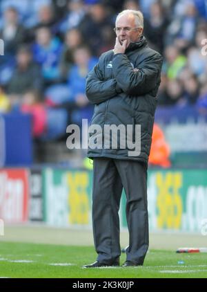 Leicester City Manager Sven-Goran Eriksson Foto Stock