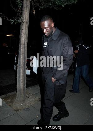 winnie harlow stromzy Natasha poonawalla Naomi campbell Kanye ovest al Burberry party club 22 Foto Stock