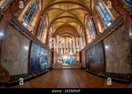 Fitzrovia Chapel, Middlesex Hospital, Pearson Square, Londra Foto Stock
