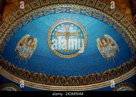 Fitzrovia Chapel, Middlesex Hospital, Pearson Square, Londra Foto Stock