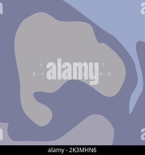 Sfondo astratto con livelli di colore blu e grigio e testo modificabile Illustrazione Vettoriale