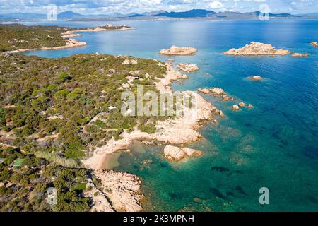 Sardinien Landschaft und Meer Foto Stock