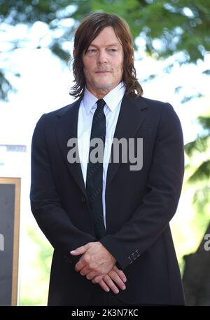 Hollywood, California. USA, 27 settembre 2022, Norman Reedus alla sua cerimonia di premiazione di Hollywood Walk of Fame il 27 settembre 2022 a Hollywood, CA. © OConnor / AFF-USA.com Foto Stock